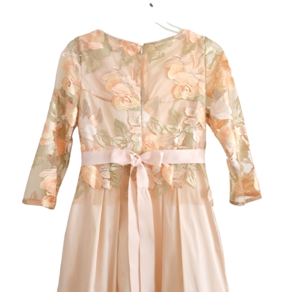 ADRIANNA Papell Peach Mother of the Bride Gown - Picture 11 of 16